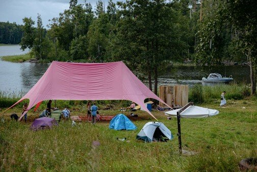 рыбалка на озере